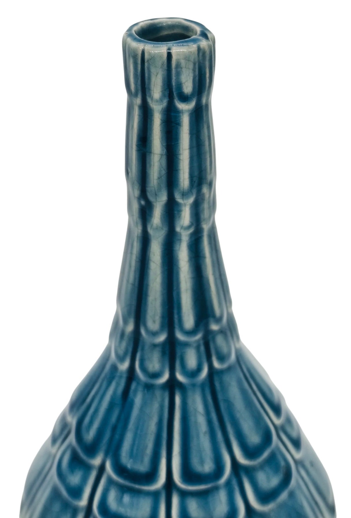 AKDC Ceramic Flower Vase 29cm*2cm, Blue - Al Kabayel Discount CentreAKDC Ceramic Flower Vase 29cm*2cm, BlueHome Décor AccentsAKDCAl Kabayel Discount Centre