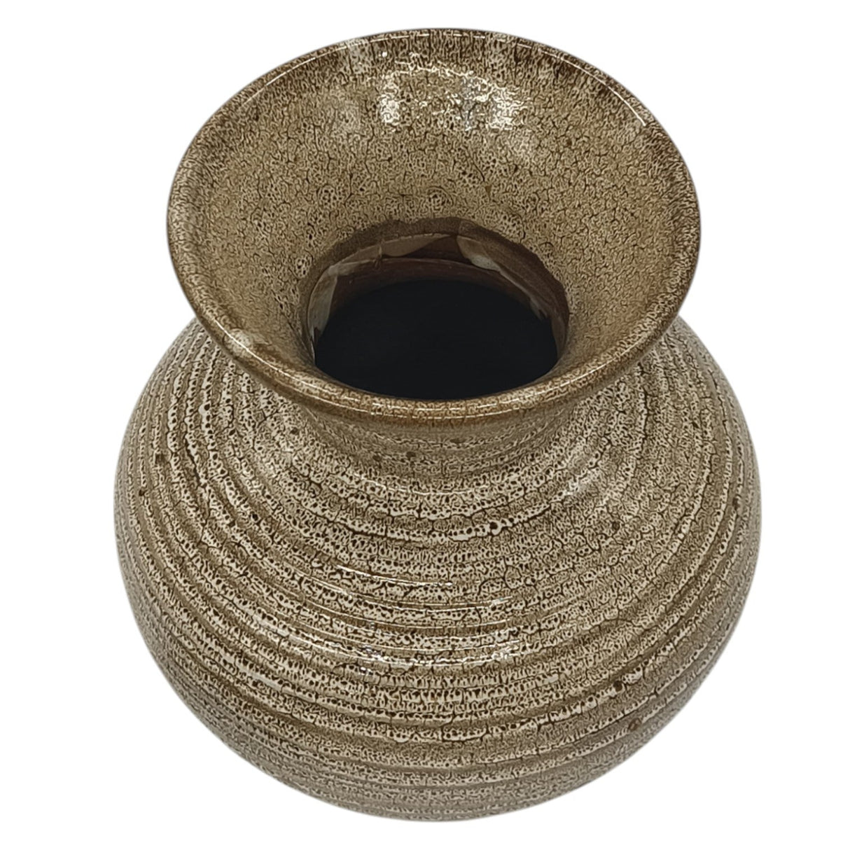 AKDC Ceramic Flower Vase Design and Unique Shapes,Vase for Bedroom, Living Room, Office & Kitchen - 24cmX15cm - Brown - Al Kabayel Discount CentreAKDC Ceramic Flower Vase Design and Unique Shapes,Vase for Bedroom, Living Room, Office & Kitchen - 24cmX15cm - BrownHome Décor AccentsAKDCAl Kabayel Discount Centre
