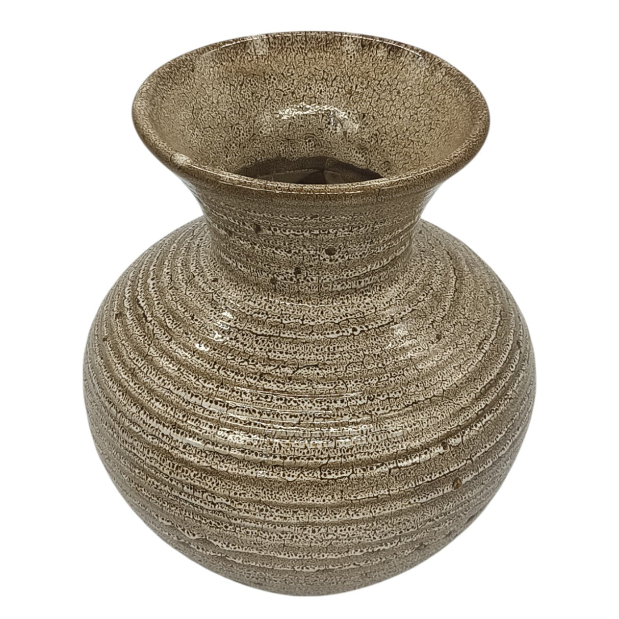 AKDC Ceramic Flower Vase Design and Unique Shapes,Vase for Bedroom, Living Room, Office & Kitchen - 24cmX15cm - Brown - Al Kabayel Discount CentreAKDC Ceramic Flower Vase Design and Unique Shapes,Vase for Bedroom, Living Room, Office & Kitchen - 24cmX15cm - BrownHome Décor AccentsAKDCAl Kabayel Discount Centre
