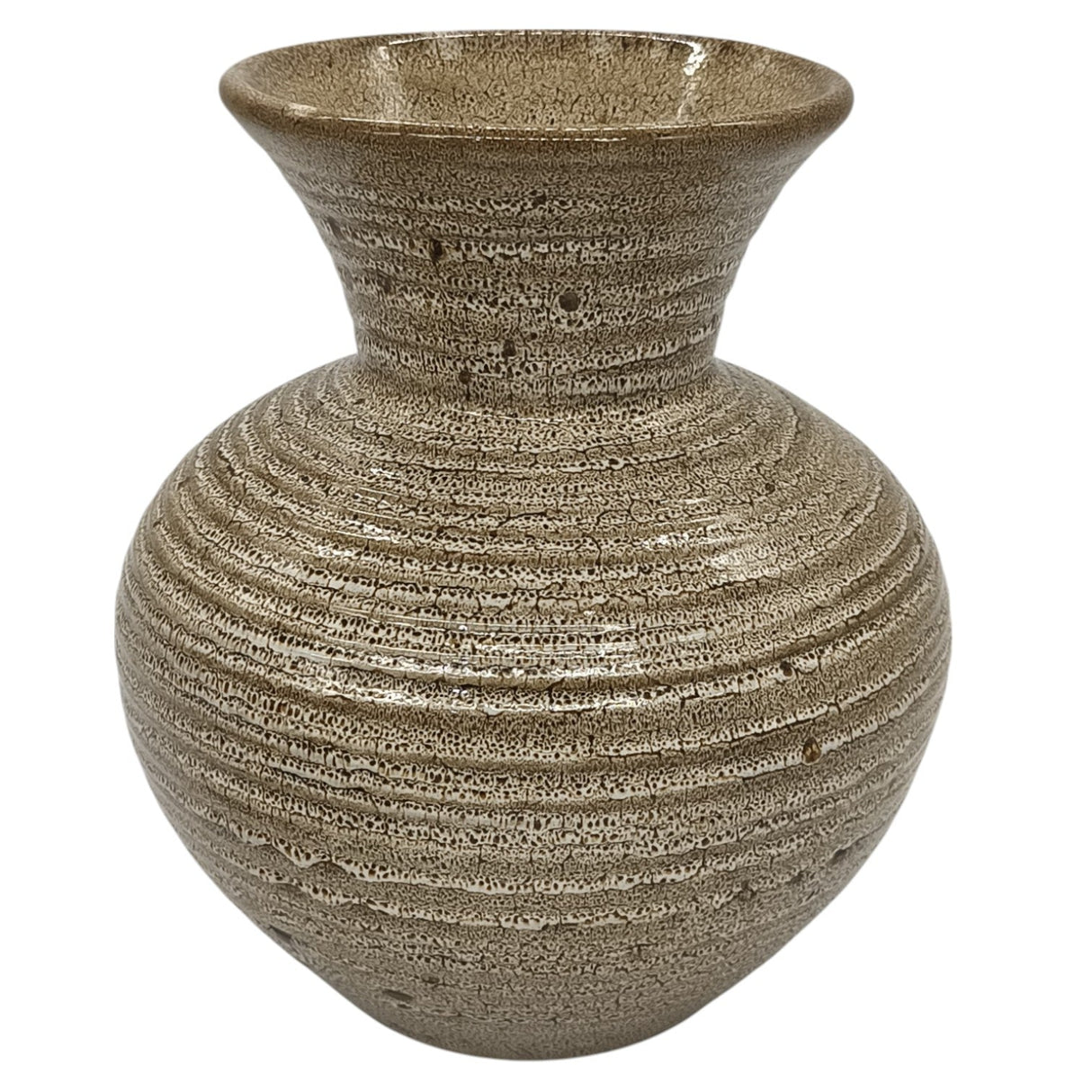 AKDC Ceramic Flower Vase Design and Unique Shapes,Vase for Bedroom, Living Room, Office & Kitchen - 24cmX15cm - Brown - Al Kabayel Discount CentreAKDC Ceramic Flower Vase Design and Unique Shapes,Vase for Bedroom, Living Room, Office & Kitchen - 24cmX15cm - BrownHome Décor AccentsAKDCAl Kabayel Discount Centre