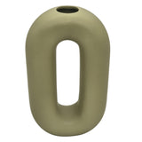 AKDC Ceramic Flower Vase for Entryway Living Room Bedroom Dining Table Centerpiece Office Home Décor - 20cmX12cm - Green - Al Kabayel Discount CentreAKDC Ceramic Flower Vase for Entryway Living Room Bedroom Dining Table Centerpiece Office Home Décor - 20cmX12cm - GreenHome Décor AccentsAKDCAl Kabayel Discount Centre