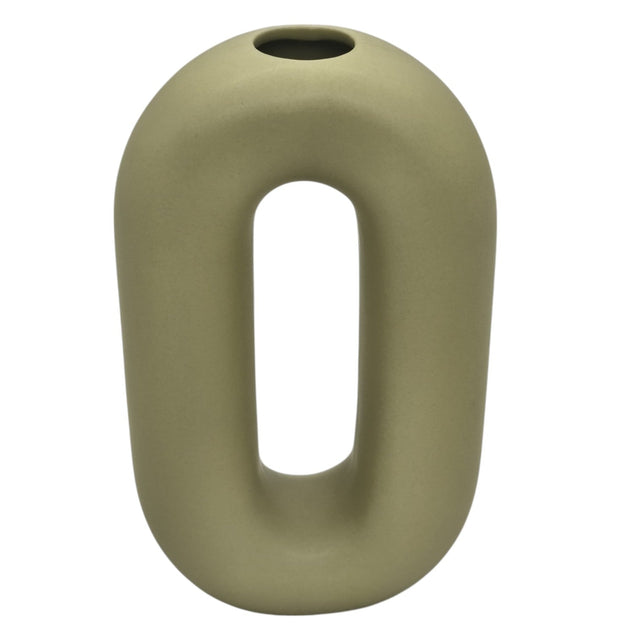 AKDC Ceramic Flower Vase for Entryway Living Room Bedroom Dining Table Centerpiece Office Home Décor - 20cmX12cm - Green - Al Kabayel Discount CentreAKDC Ceramic Flower Vase for Entryway Living Room Bedroom Dining Table Centerpiece Office Home Décor - 20cmX12cm - GreenHome Décor AccentsAKDCAl Kabayel Discount Centre