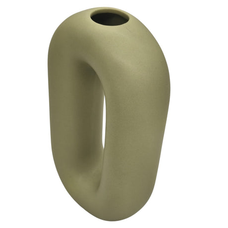 AKDC Ceramic Flower Vase for Entryway Living Room Bedroom Dining Table Centerpiece Office Home Décor - 20cmX12cm - Green - Al Kabayel Discount CentreAKDC Ceramic Flower Vase for Entryway Living Room Bedroom Dining Table Centerpiece Office Home Décor - 20cmX12cm - GreenHome Décor AccentsAKDCAl Kabayel Discount Centre