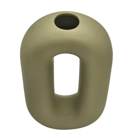 AKDC Ceramic Flower Vase for Entryway Living Room Bedroom Dining Table Centerpiece Office Home Décor - 20cmX12cm - Green - Al Kabayel Discount CentreAKDC Ceramic Flower Vase for Entryway Living Room Bedroom Dining Table Centerpiece Office Home Décor - 20cmX12cm - GreenHome Décor AccentsAKDCAl Kabayel Discount Centre