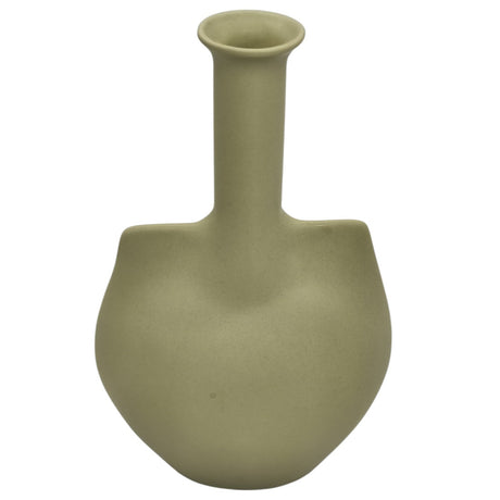 AKDC Ceramic Flower Vase for Entryway Living Room Bedroom Dining Table Centerpiece Office Home Décor - 23cmX4cm - Green - Al Kabayel Discount CentreAKDC Ceramic Flower Vase for Entryway Living Room Bedroom Dining Table Centerpiece Office Home Décor - 23cmX4cm - GreenHome Décor AccentsAKDCAl Kabayel Discount Centre
