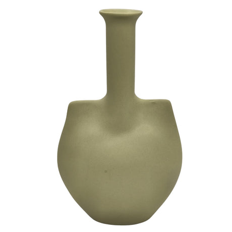 AKDC Ceramic Flower Vase for Entryway Living Room Bedroom Dining Table Centerpiece Office Home Décor - 23cmX4cm - Green - Al Kabayel Discount CentreAKDC Ceramic Flower Vase for Entryway Living Room Bedroom Dining Table Centerpiece Office Home Décor - 23cmX4cm - GreenHome Décor AccentsAKDCAl Kabayel Discount Centre
