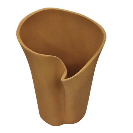 AKDC Ceramic Flower Vase for Entryway Living Room Bedroom Dining Table Centerpiece Office Home Décor - 24cmX14cm - Orange - Al Kabayel Discount CentreAKDC Ceramic Flower Vase for Entryway Living Room Bedroom Dining Table Centerpiece Office Home Décor - 24cmX14cm - OrangeHome Décor AccentsAKDCAl Kabayel Discount Centre