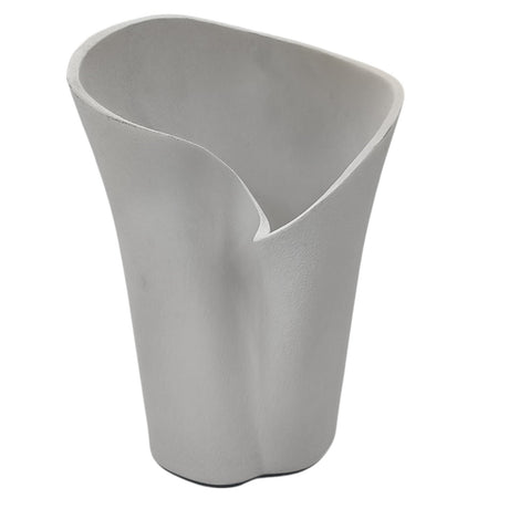 AKDC Ceramic Flower Vase for Entryway Living Room Bedroom Dining Table Centerpiece Office Home Décor - 24cmX14cm - White - Al Kabayel Discount CentreAKDC Ceramic Flower Vase for Entryway Living Room Bedroom Dining Table Centerpiece Office Home Décor - 24cmX14cm - WhiteHome Décor AccentsAKDCAl Kabayel Discount Centre