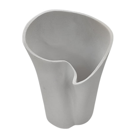 AKDC Ceramic Flower Vase for Entryway Living Room Bedroom Dining Table Centerpiece Office Home Décor - 24cmX14cm - White - Al Kabayel Discount CentreAKDC Ceramic Flower Vase for Entryway Living Room Bedroom Dining Table Centerpiece Office Home Décor - 24cmX14cm - WhiteHome Décor AccentsAKDCAl Kabayel Discount Centre