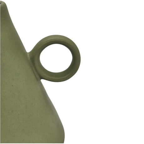 AKDC Ceramic Flower Vase for Home Decor Table Centerpieces Design Decorative Flowers Vase - 17cmX12cm - Green - Al Kabayel Discount CentreAKDC Ceramic Flower Vase for Home Decor Table Centerpieces Design Decorative Flowers Vase - 17cmX12cm - GreenHome Décor AccentsAKDCAl Kabayel Discount Centre