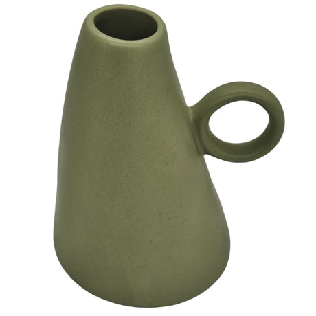 AKDC Ceramic Flower Vase for Home Decor Table Centerpieces Design Decorative Flowers Vase - 17cmX12cm - Green - Al Kabayel Discount CentreAKDC Ceramic Flower Vase for Home Decor Table Centerpieces Design Decorative Flowers Vase - 17cmX12cm - GreenHome Décor AccentsAKDCAl Kabayel Discount Centre