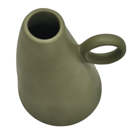 AKDC Ceramic Flower Vase for Home Decor Table Centerpieces Design Decorative Flowers Vase - 17cmX12cm - Green - Al Kabayel Discount CentreAKDC Ceramic Flower Vase for Home Decor Table Centerpieces Design Decorative Flowers Vase - 17cmX12cm - GreenHome Décor AccentsAKDCAl Kabayel Discount Centre