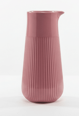 AKDC Ceramic Flower Vase with Ribbed Texture - 12cm × 25cm, Mauve - Al Kabayel Discount CentreAKDC Ceramic Flower Vase with Ribbed Texture - 12cm × 25cm, MauveFlower/Plant PotsAKDCAl Kabayel Discount Centre