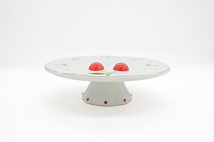 AKDC Ceramic Footed Cake Tray Multicolor - Al Kabayel Discount CentreAKDC Ceramic Footed Cake Tray MulticolorPlatesAKDCAl Kabayel Discount Centre