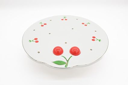 AKDC Ceramic Footed Cake Tray Multicolor - Al Kabayel Discount CentreAKDC Ceramic Footed Cake Tray MulticolorPlatesAKDCAl Kabayel Discount Centre
