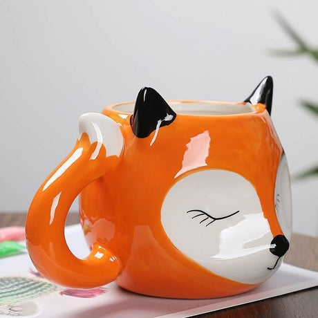AKDC Ceramic Fox Mug 500ml, 3D Animal Design - Al Kabayel Discount CentreAKDC Ceramic Fox Mug 500ml, 3D Animal DesignMugsAKDCAl Kabayel Discount Centre