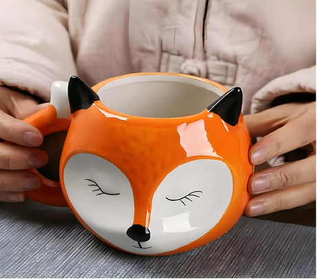 AKDC Ceramic Fox Mug 500ml, 3D Animal Design - Al Kabayel Discount CentreAKDC Ceramic Fox Mug 500ml, 3D Animal DesignMugsAKDCAl Kabayel Discount Centre