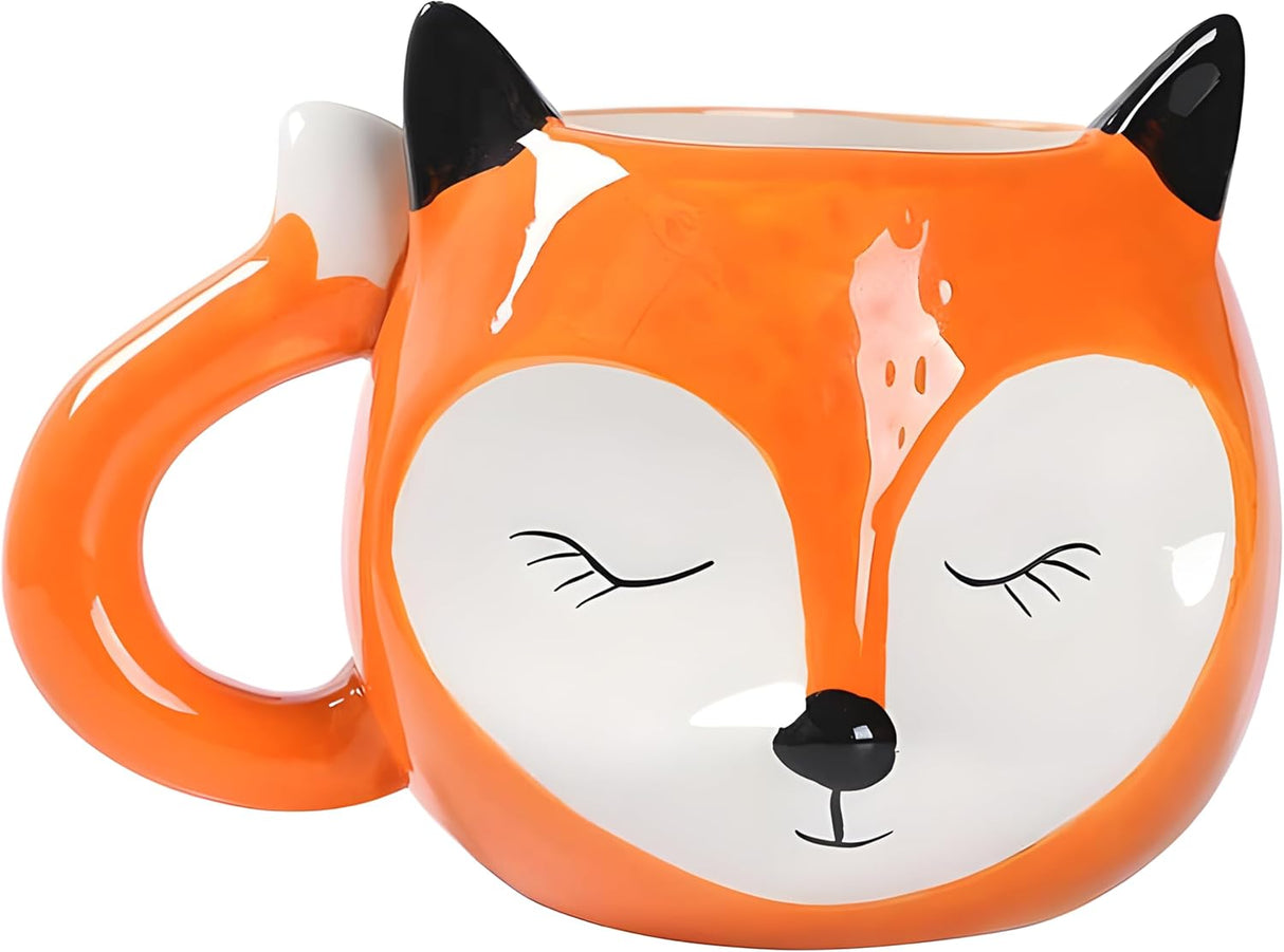 AKDC Ceramic Fox Mug 500ml, 3D Animal Design - Al Kabayel Discount CentreAKDC Ceramic Fox Mug 500ml, 3D Animal DesignMugsAKDCAl Kabayel Discount Centre