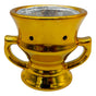 AKDC Ceramic Incense Burner – Elegant Gold Color, 11×7cm - Al Kabayel Discount CentreAKDC Ceramic Incense Burner – Elegant Gold Color, 11×7cmHome Décor AccentsAKDCAl Kabayel Discount Centre