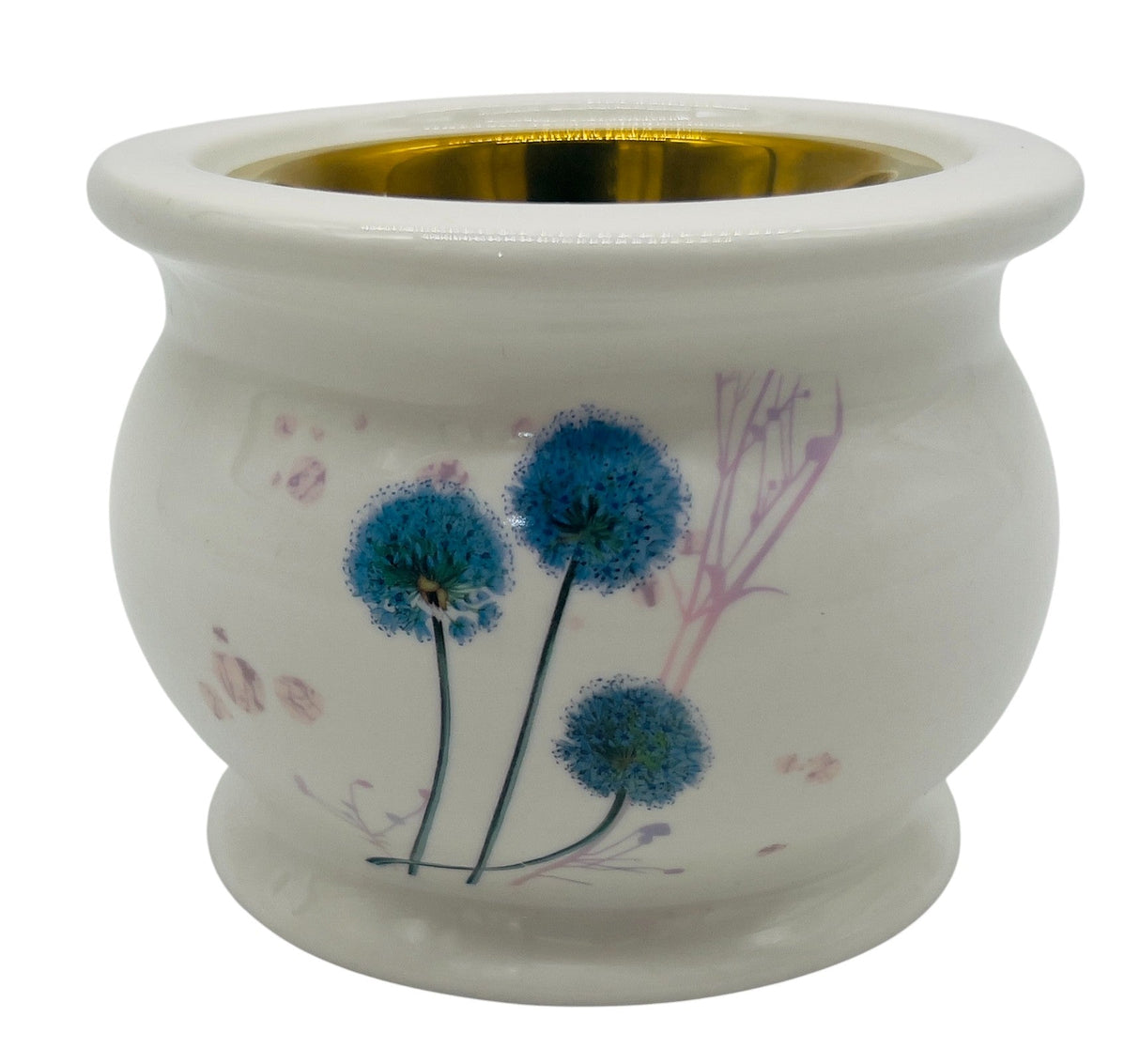 AKDC Ceramic Incense Burner – White with Blue Floral Design, 7×6cm - Al Kabayel Discount CentreAKDC Ceramic Incense Burner – White with Blue Floral Design, 7×6cmHome Décor AccentsAKDCAl Kabayel Discount Centre