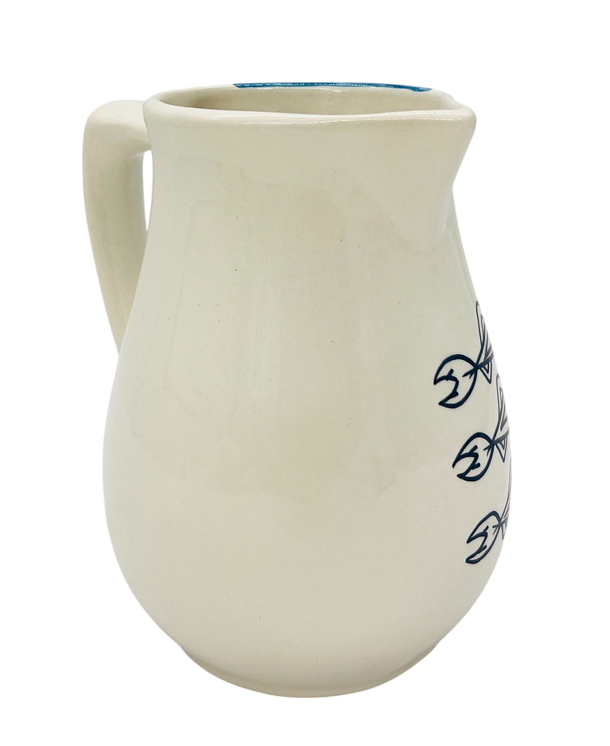 AKDC Ceramic Jug 15cm*17cm, Sardine Blue - Al Kabayel Discount CentreAKDC Ceramic Jug 15cm*17cm, Sardine BlueJugsAKDCAl Kabayel Discount Centre