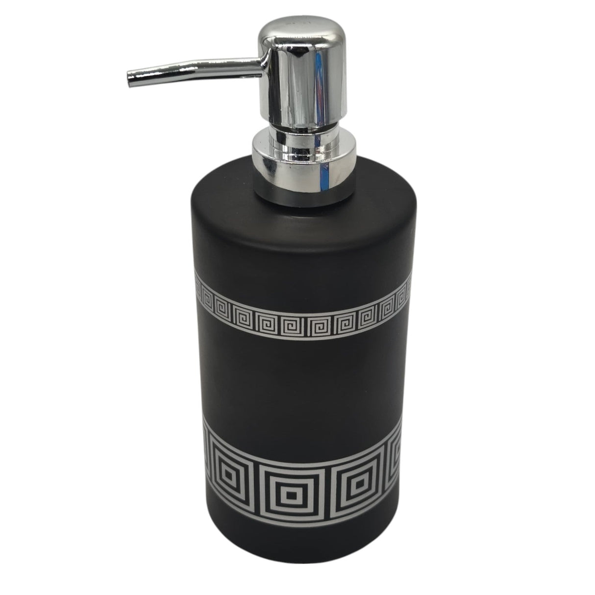 AKDC Ceramic Liquid Soap Dispenser Bathroom & Kitchen Dish Soap Dispenser with Easy - to - Press Pump - 450ML - Black&Silver - Al Kabayel Discount CentreAKDC Ceramic Liquid Soap Dispenser Bathroom & Kitchen Dish Soap Dispenser with Easy - to - Press Pump - 450ML - Black&SilverHolders & DispensersAKDCAl Kabayel Discount Centre