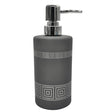 AKDC Ceramic Liquid Soap Dispenser Bathroom & Kitchen Dish Soap Dispenser with Easy - to - Press Pump - 450ML - Gray&Silver - Al Kabayel Discount CentreAKDC Ceramic Liquid Soap Dispenser Bathroom & Kitchen Dish Soap Dispenser with Easy - to - Press Pump - 450ML - Gray&SilverHolders & DispensersAKDCAl Kabayel Discount Centre