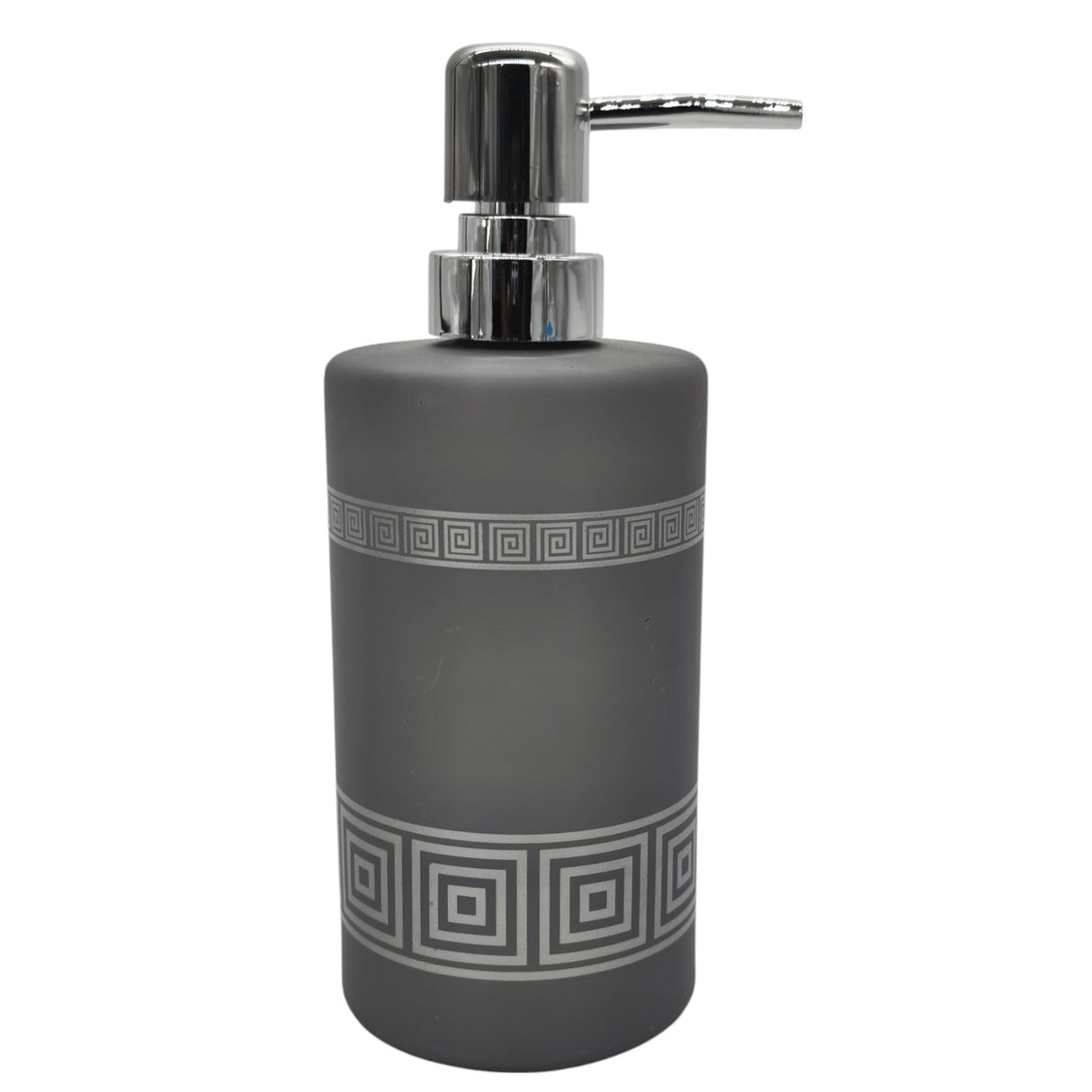 AKDC Ceramic Liquid Soap Dispenser Bathroom & Kitchen Dish Soap Dispenser with Easy - to - Press Pump - 450ML - Gray&Silver - Al Kabayel Discount CentreAKDC Ceramic Liquid Soap Dispenser Bathroom & Kitchen Dish Soap Dispenser with Easy - to - Press Pump - 450ML - Gray&SilverHolders & DispensersAKDCAl Kabayel Discount Centre