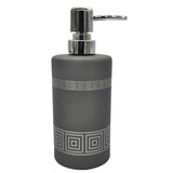 AKDC Ceramic Liquid Soap Dispenser Bathroom & Kitchen Dish Soap Dispenser with Easy - to - Press Pump - 450ML - Gray&Silver - Al Kabayel Discount CentreAKDC Ceramic Liquid Soap Dispenser Bathroom & Kitchen Dish Soap Dispenser with Easy - to - Press Pump - 450ML - Gray&SilverHolders & DispensersAKDCAl Kabayel Discount Centre