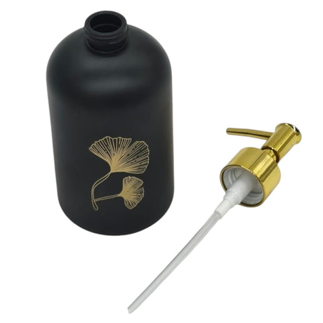 AKDC Ceramic Liquid Soap Dispenser for Bathroom & Kitchen Sink, Dish Soap Dispenser with Easy - to - Press Pump - 400ML - Black&Gold - Al Kabayel Discount CentreAKDC Ceramic Liquid Soap Dispenser for Bathroom & Kitchen Sink, Dish Soap Dispenser with Easy - to - Press Pump - 400ML - Black&GoldHome DÃ©cor AccentsAKDCAl Kabayel Discount Centre