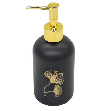 AKDC Ceramic Liquid Soap Dispenser for Bathroom & Kitchen Sink, Dish Soap Dispenser with Easy - to - Press Pump - 400ML - Black&Gold - Al Kabayel Discount CentreAKDC Ceramic Liquid Soap Dispenser for Bathroom & Kitchen Sink, Dish Soap Dispenser with Easy - to - Press Pump - 400ML - Black&GoldHome DÃ©cor AccentsAKDCAl Kabayel Discount Centre