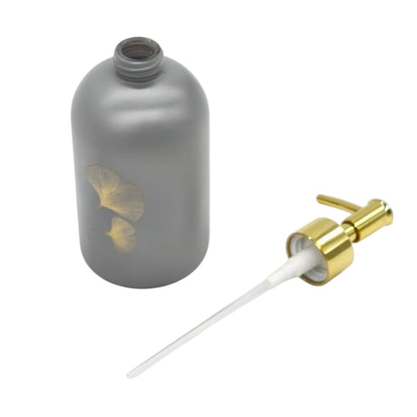 AKDC Ceramic Liquid Soap Dispenser for Bathroom & Kitchen Sink, Dish Soap Dispenser with Easy - to - Press Pump - 400ML - Gray&Gold - Al Kabayel Discount CentreAKDC Ceramic Liquid Soap Dispenser for Bathroom & Kitchen Sink, Dish Soap Dispenser with Easy - to - Press Pump - 400ML - Gray&GoldHome DÃ©cor AccentsAKDCAl Kabayel Discount Centre