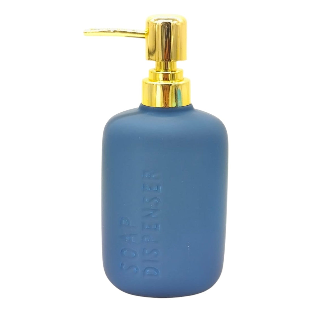 AKDC Ceramic Liquid Soap Dispenser for Bathroom & Kitchen Sink, Dish Soap Dispenser With Easy - to - Press Pump - 450ML - Blue&Gold - Al Kabayel Discount CentreAKDC Ceramic Liquid Soap Dispenser for Bathroom & Kitchen Sink, Dish Soap Dispenser With Easy - to - Press Pump - 450ML - Blue&GoldHome DÃ©cor AccentsAKDCAl Kabayel Discount Centre