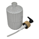 AKDC Ceramic Liquid Soap Dispenser With Wooden Lid for Bathroom & Kitchen Sink, Dish Soap Dispenser With Easy - to - Press Pump - 400ML - White&Black - Al Kabayel Discount CentreAKDC Ceramic Liquid Soap Dispenser With Wooden Lid for Bathroom & Kitchen Sink, Dish Soap Dispenser With Easy - to - Press Pump - 400ML - White&BlackHolders & DispensersAKDCAl Kabayel Discount Centre