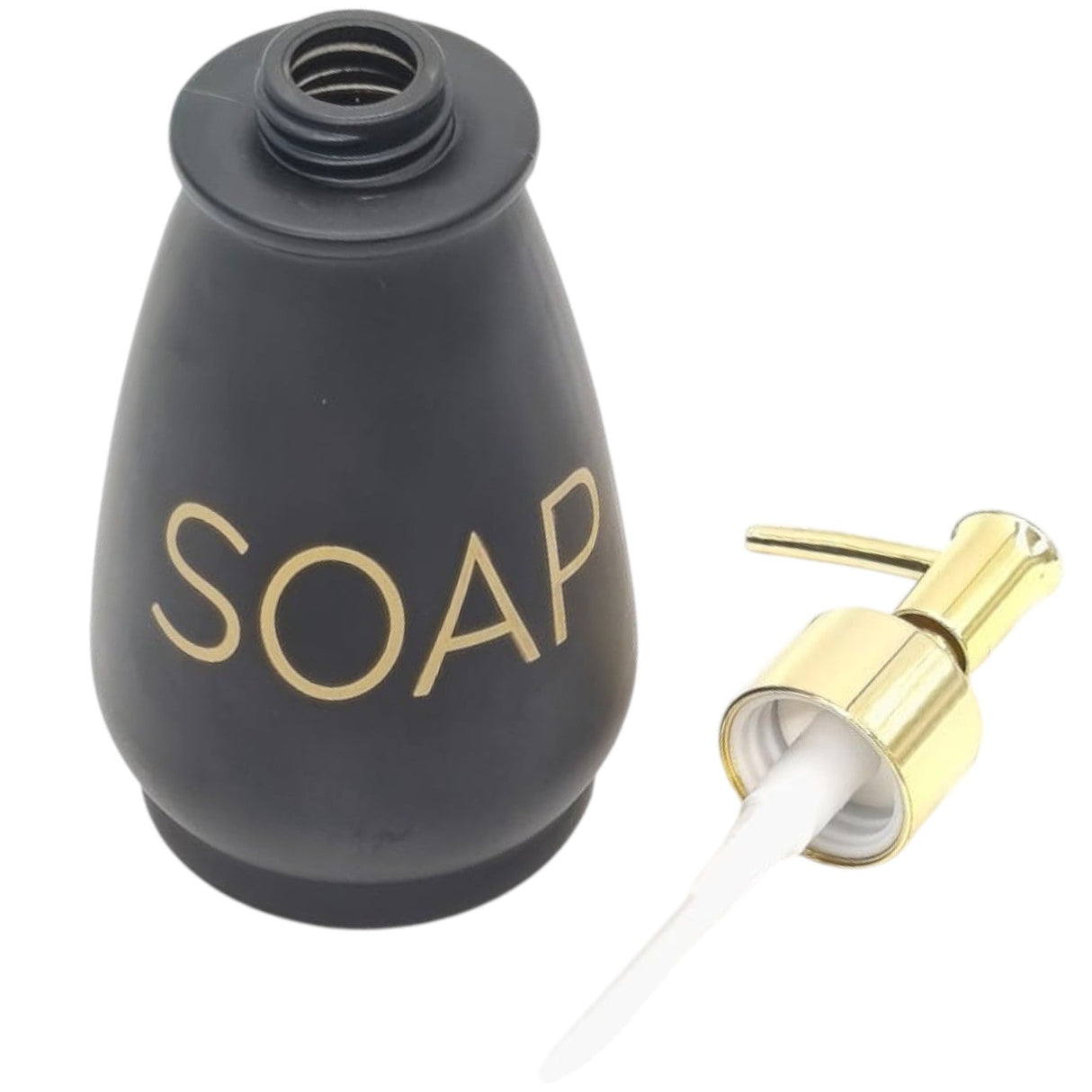AKDC Ceramic Lotion Hand Soap Dispenser Bathroom, Refillable Liquid Hand Soap Dispenser for Bathroom, Kitchen Dish Soap Dispenser with Easy - to - Press Pump - 400ML - Black&Gold - Al Kabayel Discount CentreAKDC Ceramic Lotion Hand Soap Dispenser Bathroom, Refillable Liquid Hand Soap Dispenser for Bathroom, Kitchen Dish Soap Dispenser with Easy - to - Press Pump - 400ML - Black&GoldHome DÃ©cor AccentsAKDCAl Kabayel Discount Centre