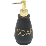 AKDC Ceramic Lotion Hand Soap Dispenser Bathroom, Refillable Liquid Hand Soap Dispenser for Bathroom, Kitchen Dish Soap Dispenser with Easy - to - Press Pump - 400ML - Black&Gold - Al Kabayel Discount CentreAKDC Ceramic Lotion Hand Soap Dispenser Bathroom, Refillable Liquid Hand Soap Dispenser for Bathroom, Kitchen Dish Soap Dispenser with Easy - to - Press Pump - 400ML - Black&GoldHome DÃ©cor AccentsAKDCAl Kabayel Discount Centre