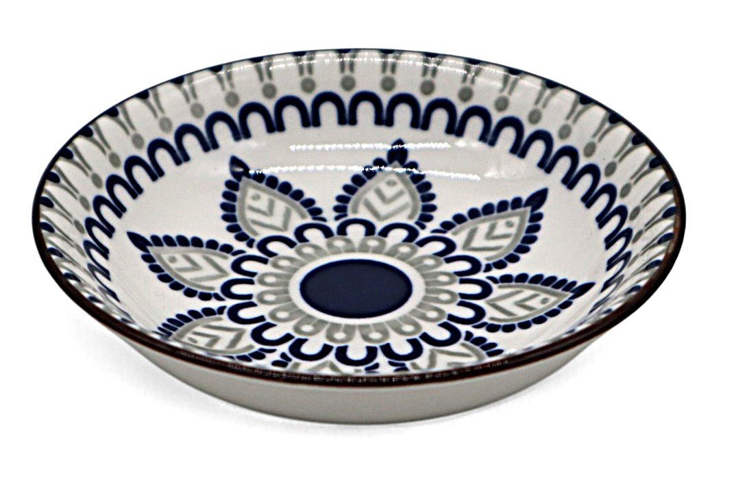 AKDC Ceramic Mini Soup Bowl 10×2.5 cm – White with Blue Flower Motif - Al Kabayel Discount CentreAKDC Ceramic Mini Soup Bowl 10×2.5 cm – White with Blue Flower MotifBowlsAKDCAl Kabayel Discount Centre