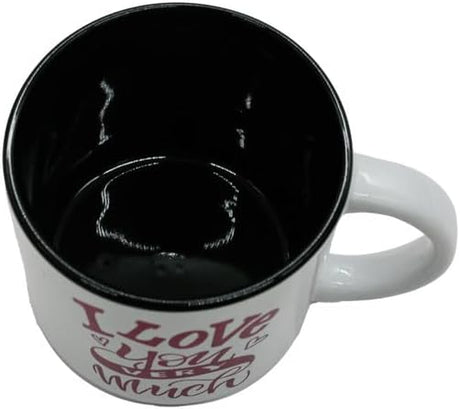AKDC Ceramic Mug 10311 White/Pink 26.3 X 25.0 X 19.2 Cm - Al Kabayel Discount CentreAKDC Ceramic Mug 10311 White/Pink 26.3 X 25.0 X 19.2 CmMugsAKDCAl Kabayel Discount Centre