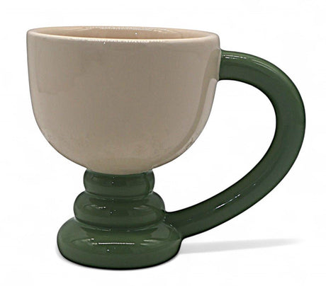 AKDC Ceramic Mug in Cream with Green Accent – 200ml Fresh & Simple Style - Al Kabayel Discount CentreAKDC Ceramic Mug in Cream with Green Accent – 200ml Fresh & Simple StyleMugsAKDCAl Kabayel Discount Centre