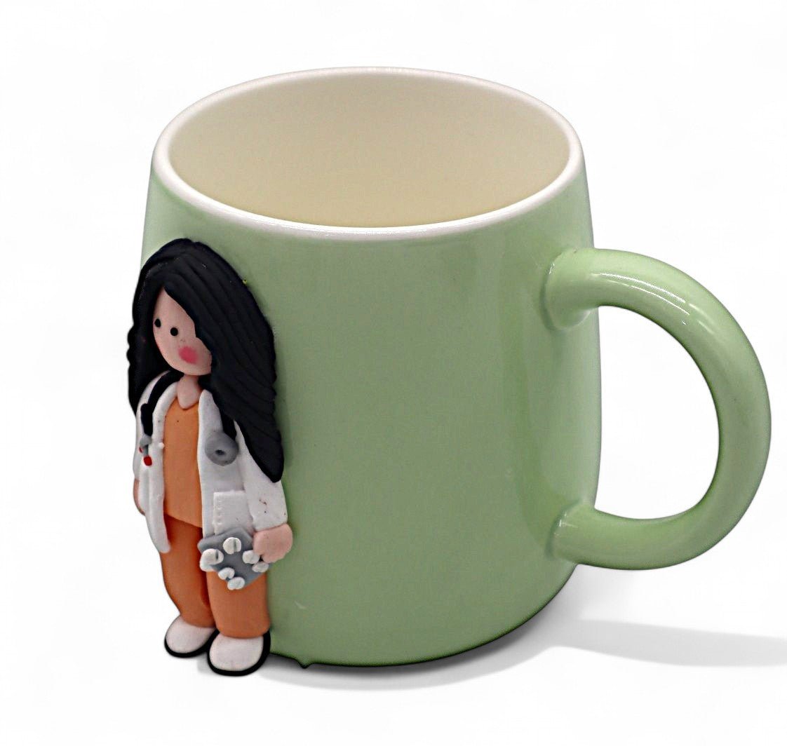 AKDC Ceramic Mug in Green with Doctor - Themed Print – 200ml Practical Gift - Al Kabayel Discount CentreAKDC Ceramic Mug in Green with Doctor - Themed Print – 200ml Practical GiftMugsAKDCAl Kabayel Discount Centre