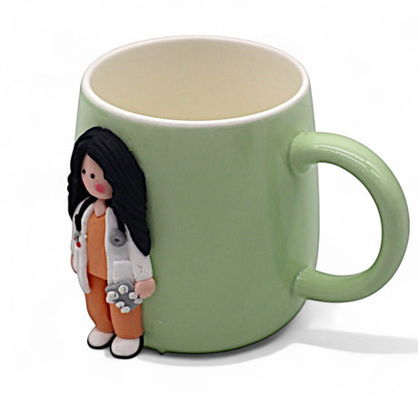 AKDC Ceramic Mug in Green with Doctor - Themed Print – 200ml Practical Gift - Al Kabayel Discount CentreAKDC Ceramic Mug in Green with Doctor - Themed Print – 200ml Practical GiftMugsAKDCAl Kabayel Discount Centre