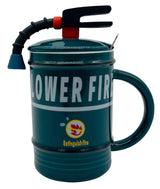 AKDC Ceramic Mug with Lid – Dark Green Stylish Extinguisher Shaped Coffee Mug, 350ml - Al Kabayel Discount CentreAKDC Ceramic Mug with Lid – Dark Green Stylish Extinguisher Shaped Coffee Mug, 350mlMugsAKDCAl Kabayel Discount Centre