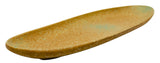 AKDC Ceramic Oval Fruit Plate 38.2cm*13cm*2.5cm, Brown/Turquoise Ripple Design - Al Kabayel Discount CentreAKDC Ceramic Oval Fruit Plate 38.2cm*13cm*2.5cm, Brown/Turquoise Ripple DesignServing TraysAKDCAl Kabayel Discount Centre