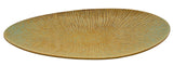 AKDC Ceramic Oval Plate 41cm*20.5cm*4cm, Brown/Turquoise Ripple Design - Al Kabayel Discount CentreAKDC Ceramic Oval Plate 41cm*20.5cm*4cm, Brown/Turquoise Ripple DesignServing TraysAKDCAl Kabayel Discount Centre