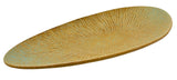 AKDC Ceramic Oval Plate 41cm*20.5cm*4cm, Brown/Turquoise Ripple Design - Al Kabayel Discount CentreAKDC Ceramic Oval Plate 41cm*20.5cm*4cm, Brown/Turquoise Ripple DesignServing TraysAKDCAl Kabayel Discount Centre