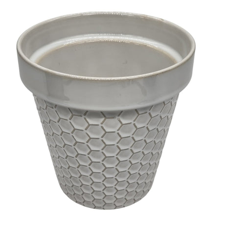 AKDC Ceramic Planter Pot Design Plant Pot with Drainage Hole Container Plant Cachepots Outdoor, Garden or Indoor, Home, Office Balcony Garden Décor - 15cmX15cm - White - Al Kabayel Discount CentreAKDC Ceramic Planter Pot Design Plant Pot with Drainage Hole Container Plant Cachepots Outdoor, Garden or Indoor, Home, Office Balcony Garden Décor - 15cmX15cm - WhiteFlower/Plant PotsAKDCAl Kabayel Discount Centre