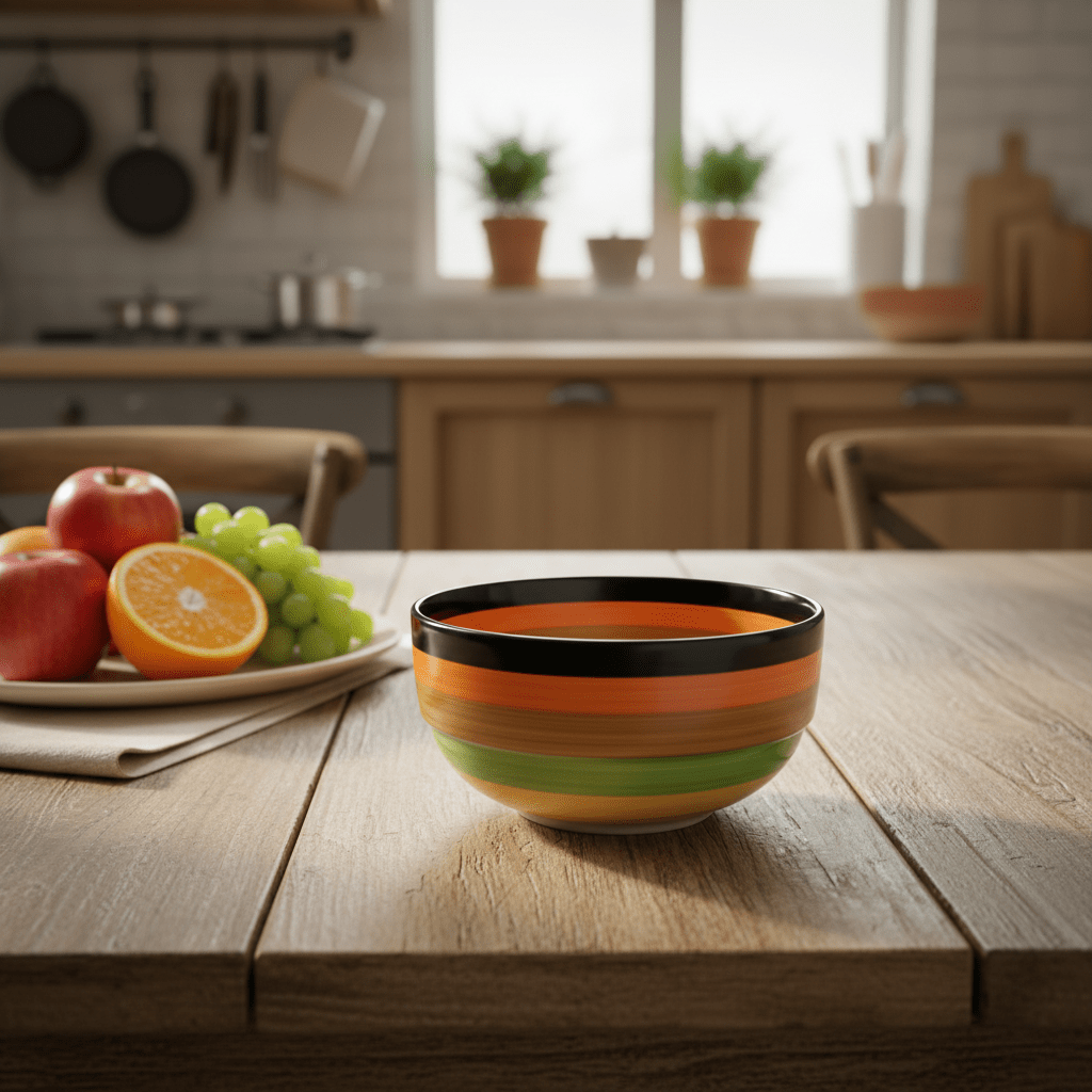 AKDC Ceramic Rainbow Bowl - 16cmX7cm - Multicolor - Al Kabayel Discount CentreAKDC Ceramic Rainbow Bowl - 16cmX7cm - MulticolorBowlsAKDCAl Kabayel Discount Centre
