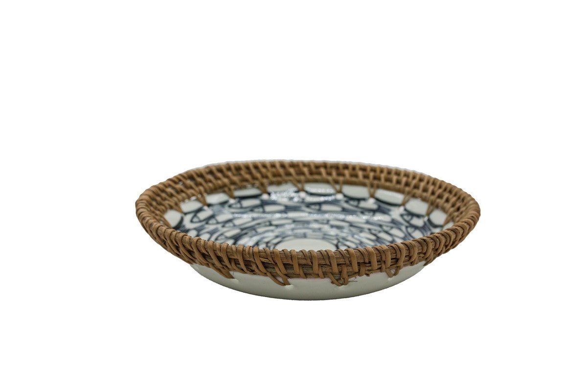 AKDC - Ceramic Rattan Dish 20Cm Rt004 - Al Kabayel Discount CentreAKDC - Ceramic Rattan Dish 20Cm Rt004PlatesAKDCAl Kabayel Discount Centre