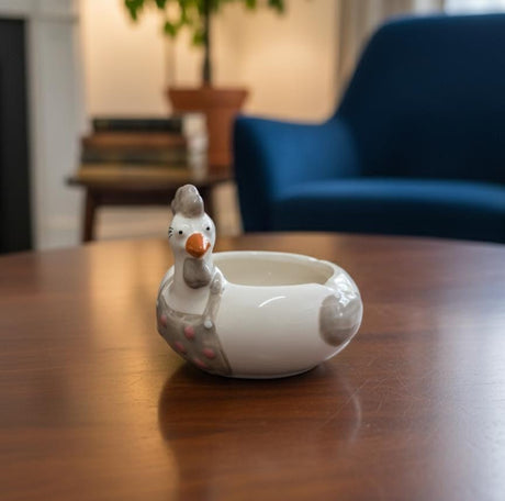 AKDC Ceramic Rooster Shape Ashtray – Unique White Color Animal Design Decorative Piece for Table & Patio Use - Al Kabayel Discount CentreAKDC Ceramic Rooster Shape Ashtray – Unique White Color Animal Design Decorative Piece for Table & Patio UseHome Décor AccentsAKDCAl Kabayel Discount Centre