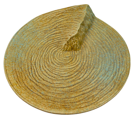 AKDC Ceramic Round Fruit Plate 28.5cm*4cm, Brown/Turquoise Ripple Design - Al Kabayel Discount CentreAKDC Ceramic Round Fruit Plate 28.5cm*4cm, Brown/Turquoise Ripple DesignServing TraysAKDCAl Kabayel Discount Centre
